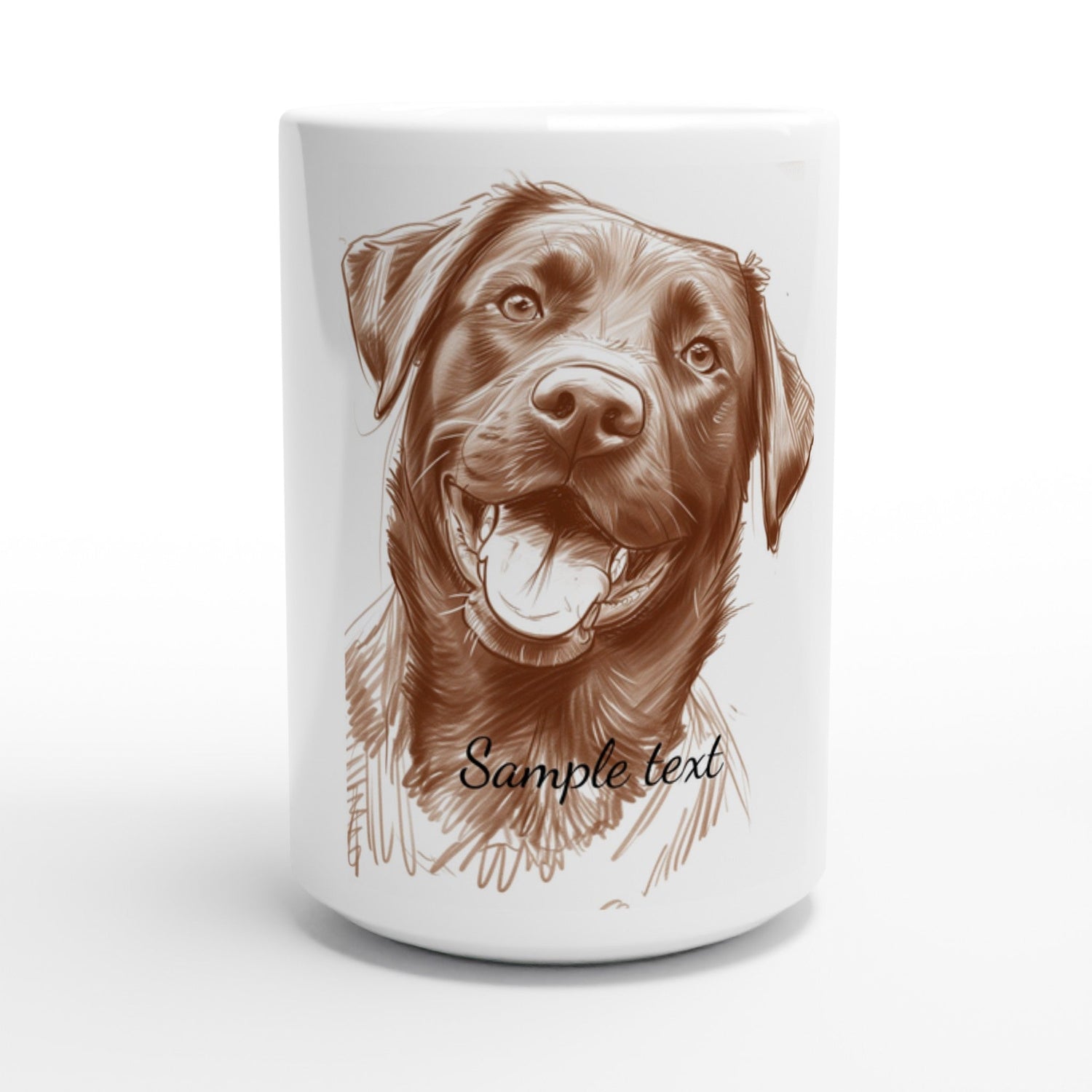 Customizable Dog Art & Unique Design Coffee Mugs - 11oz & 15oz Ceramic - ArtAify