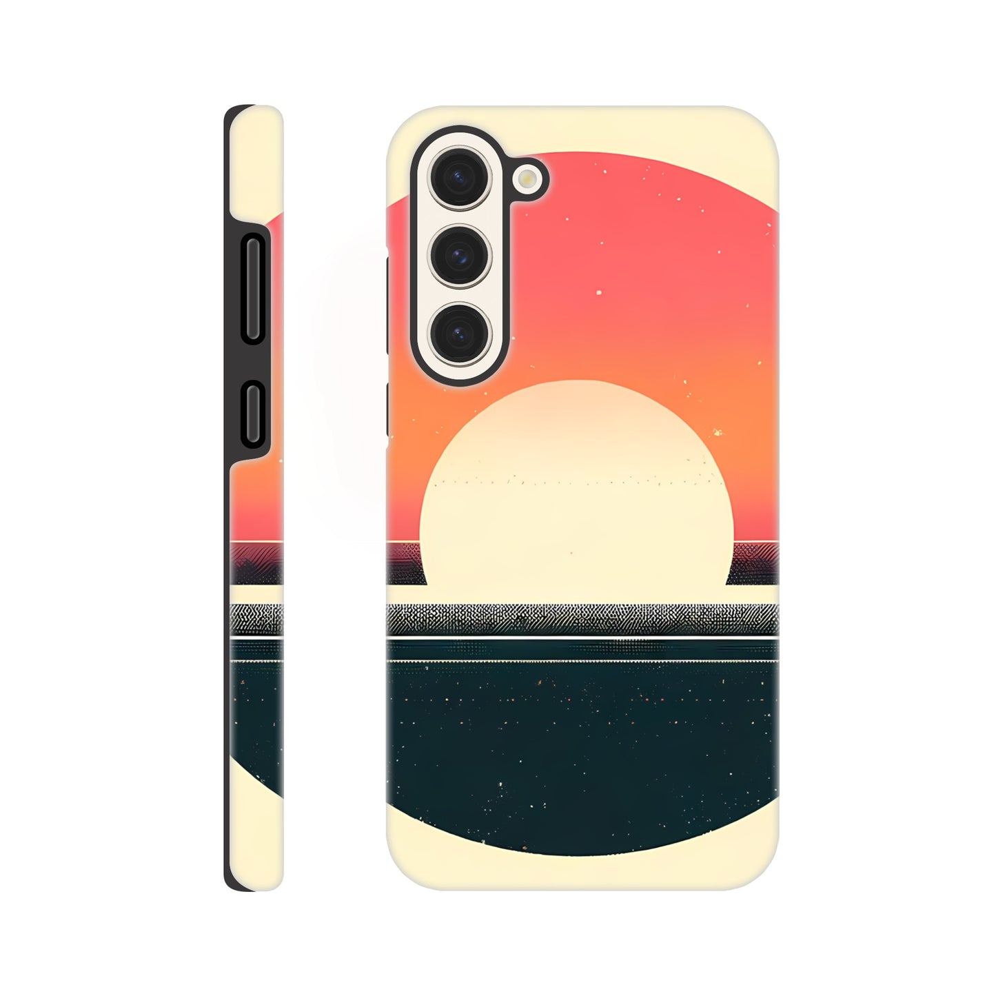 Minimalist Sunset Case iPhone and Samsung