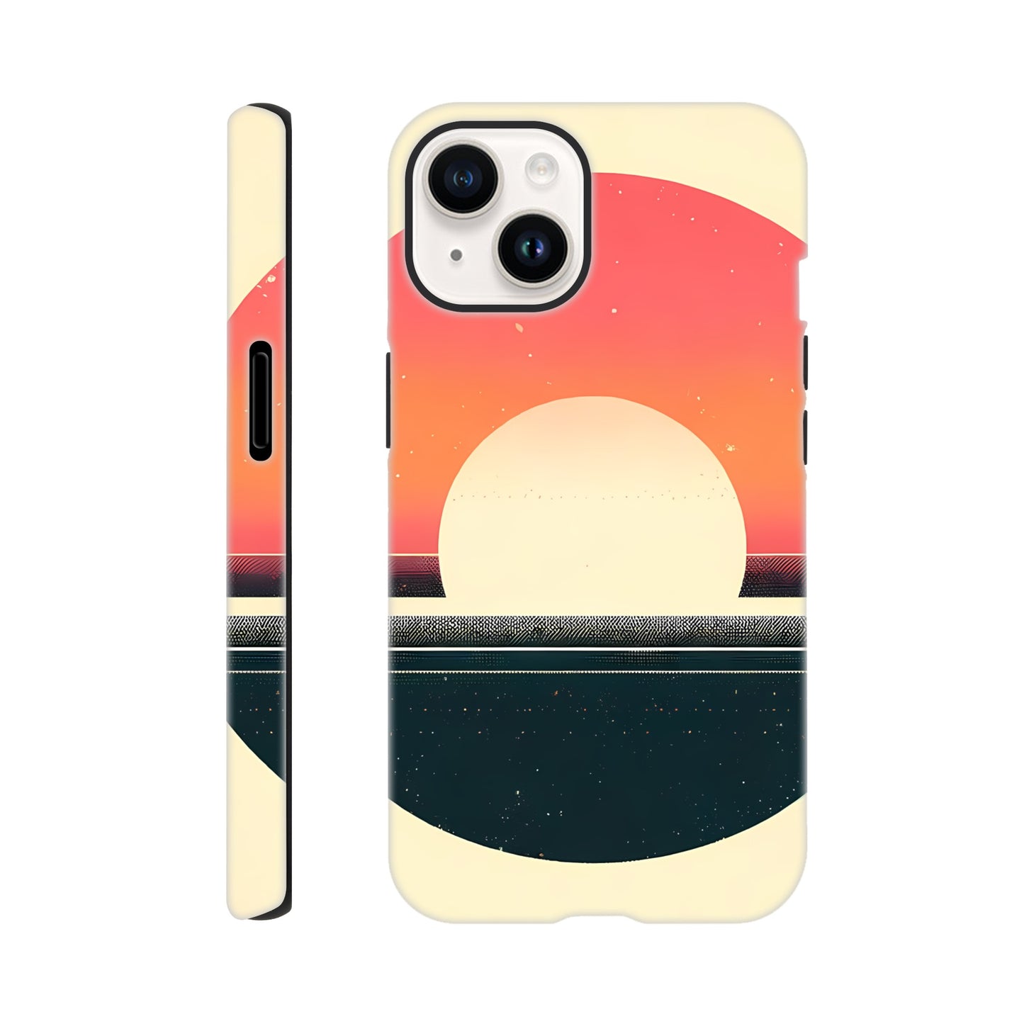 Minimalist Sunset Case iPhone and Samsung