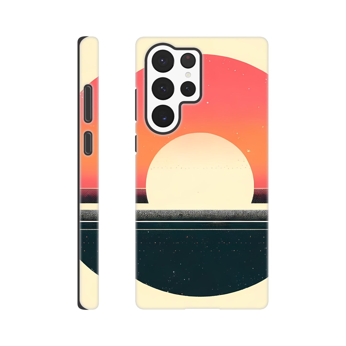 Minimalist Sunset Case iPhone and Samsung