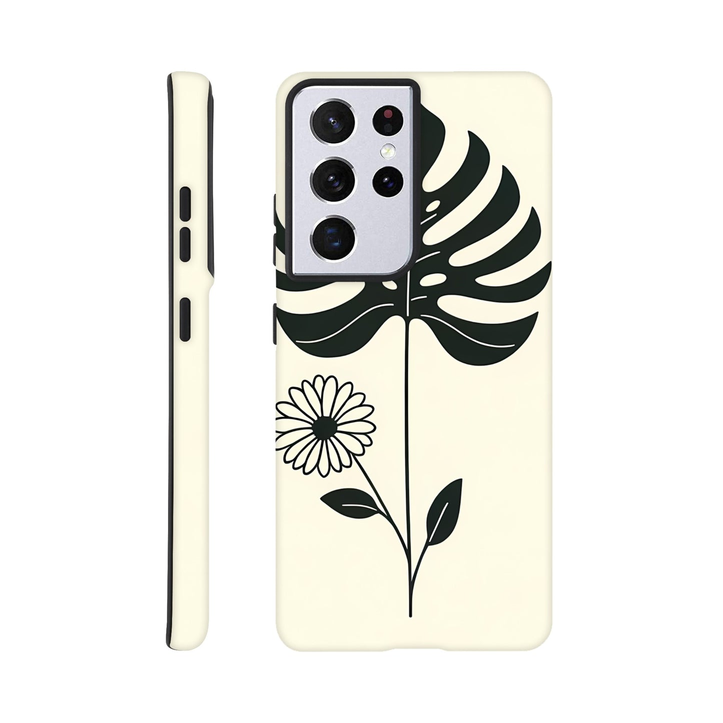 MINIMALIST FLOWER PHONE CASE FOR IPHONE AND SAMSUNG