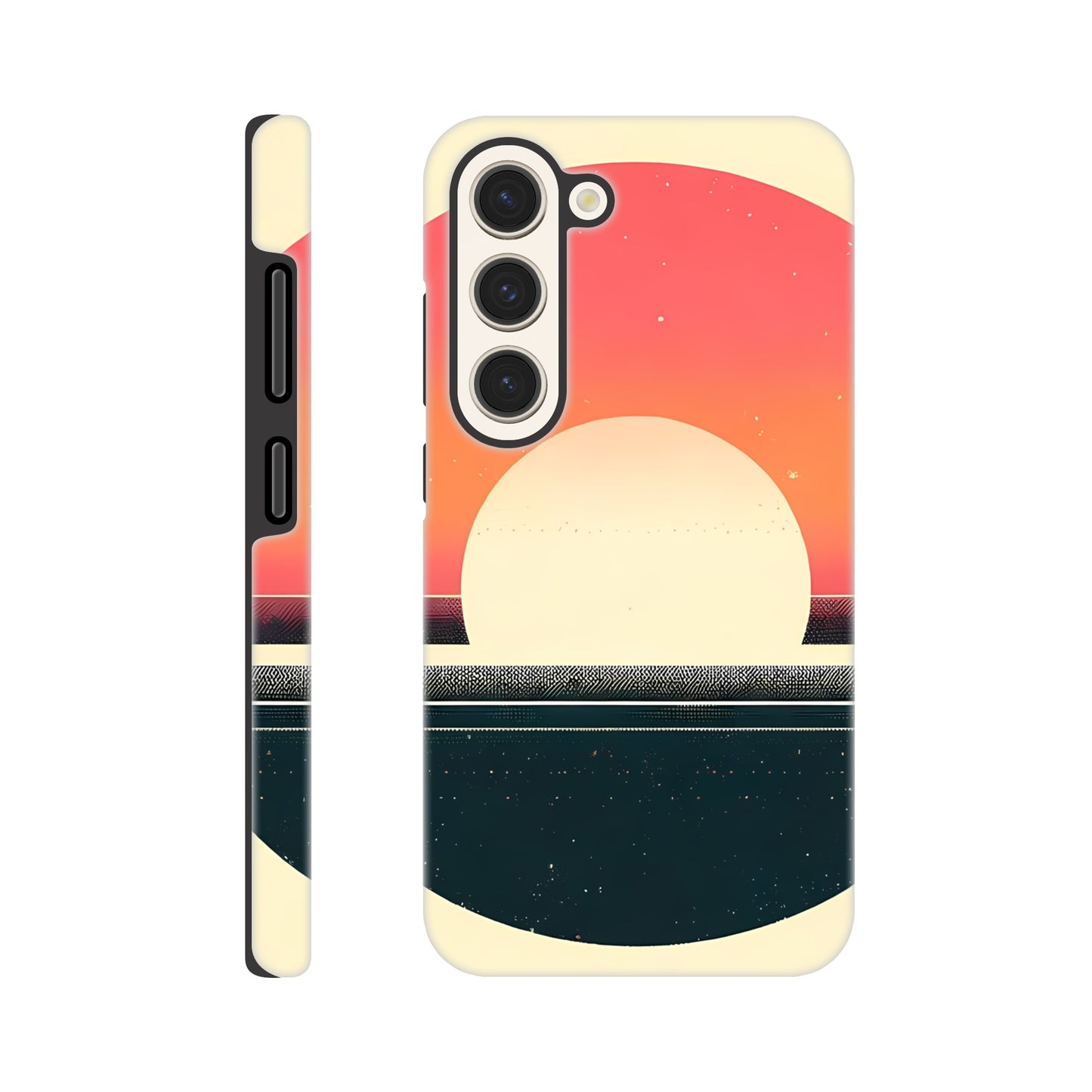 Minimalist Sunset Case iPhone and Samsung