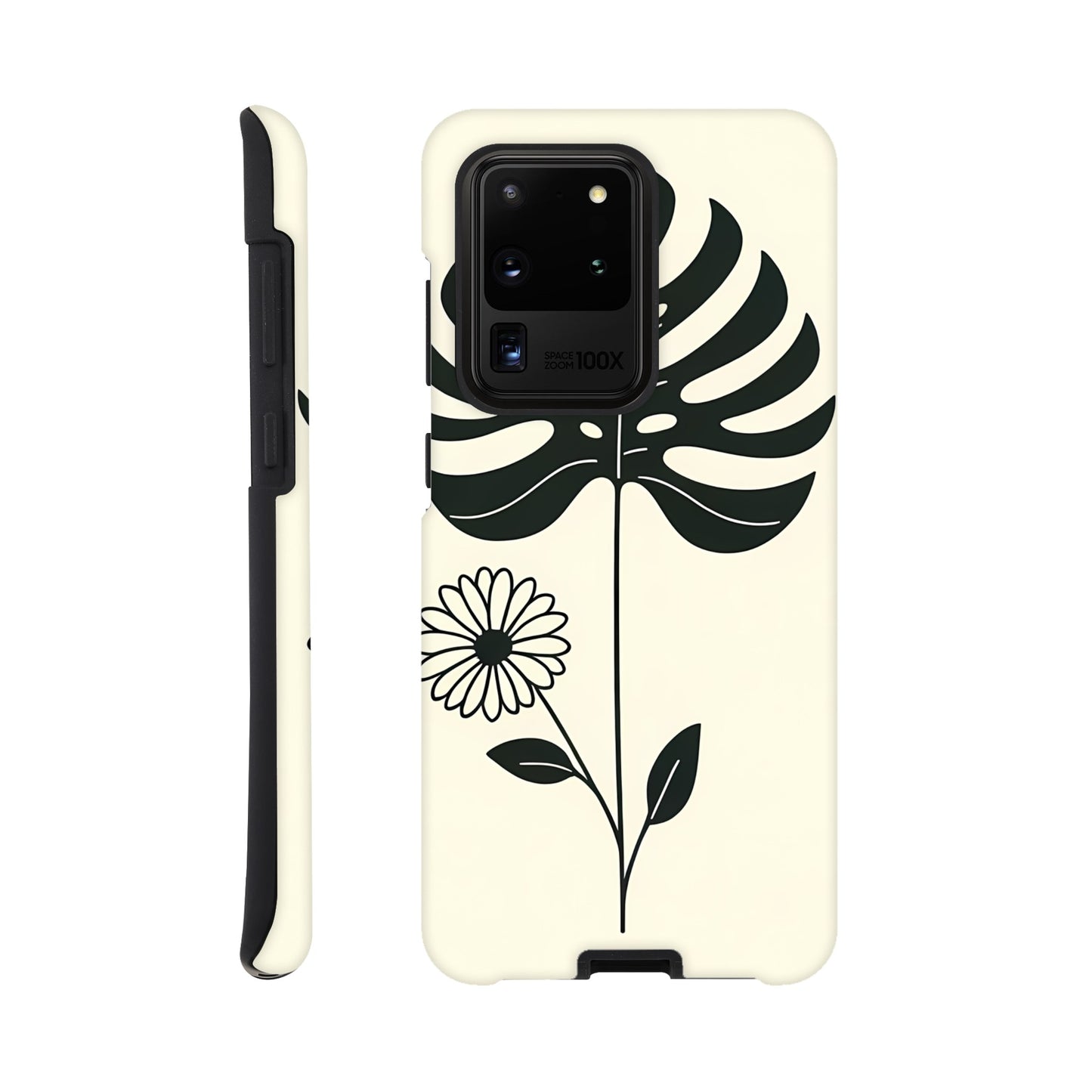 MINIMALIST FLOWER PHONE CASE FOR IPHONE AND SAMSUNG