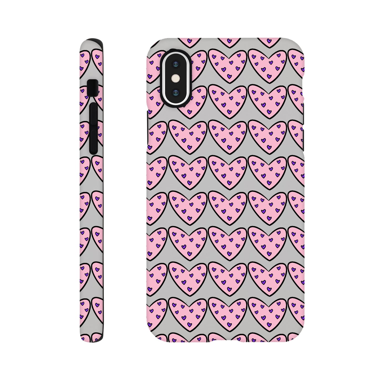 Hearts case for iPhone and Samsung Galaxy