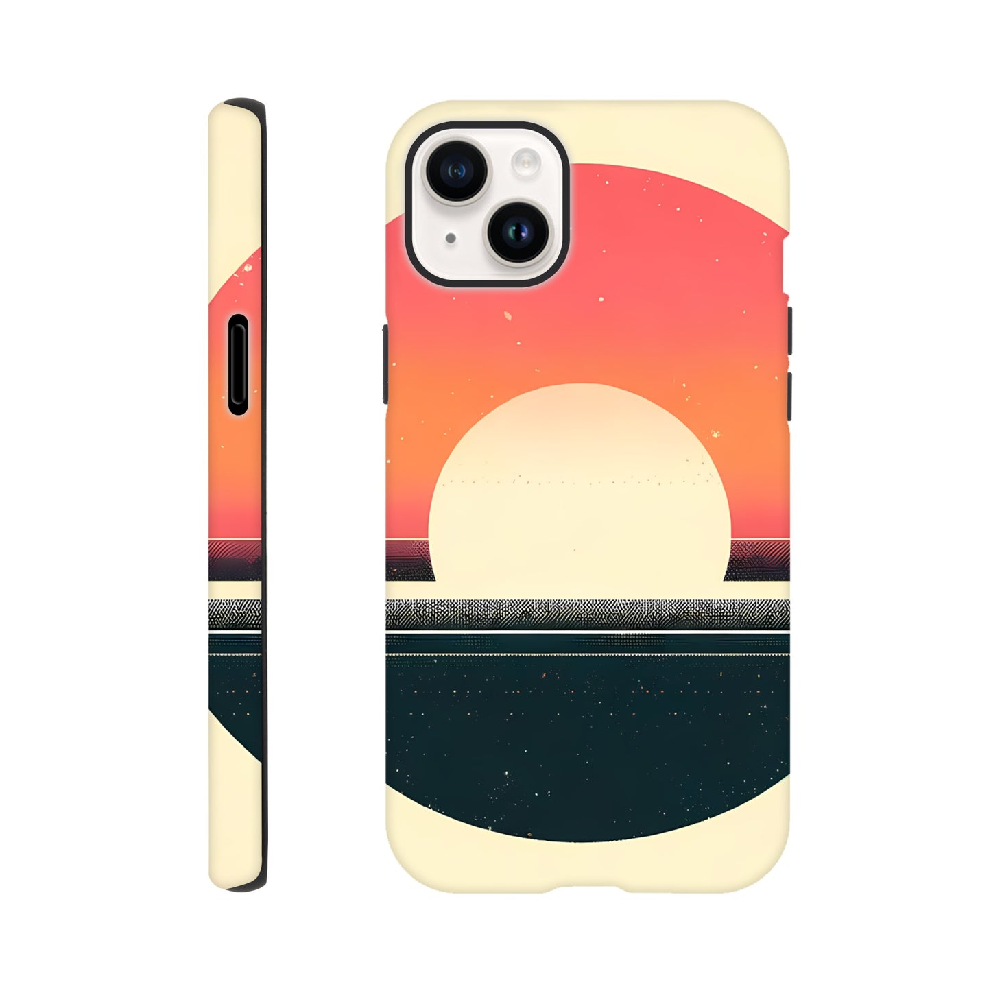 Minimalist Sunset Case iPhone and Samsung