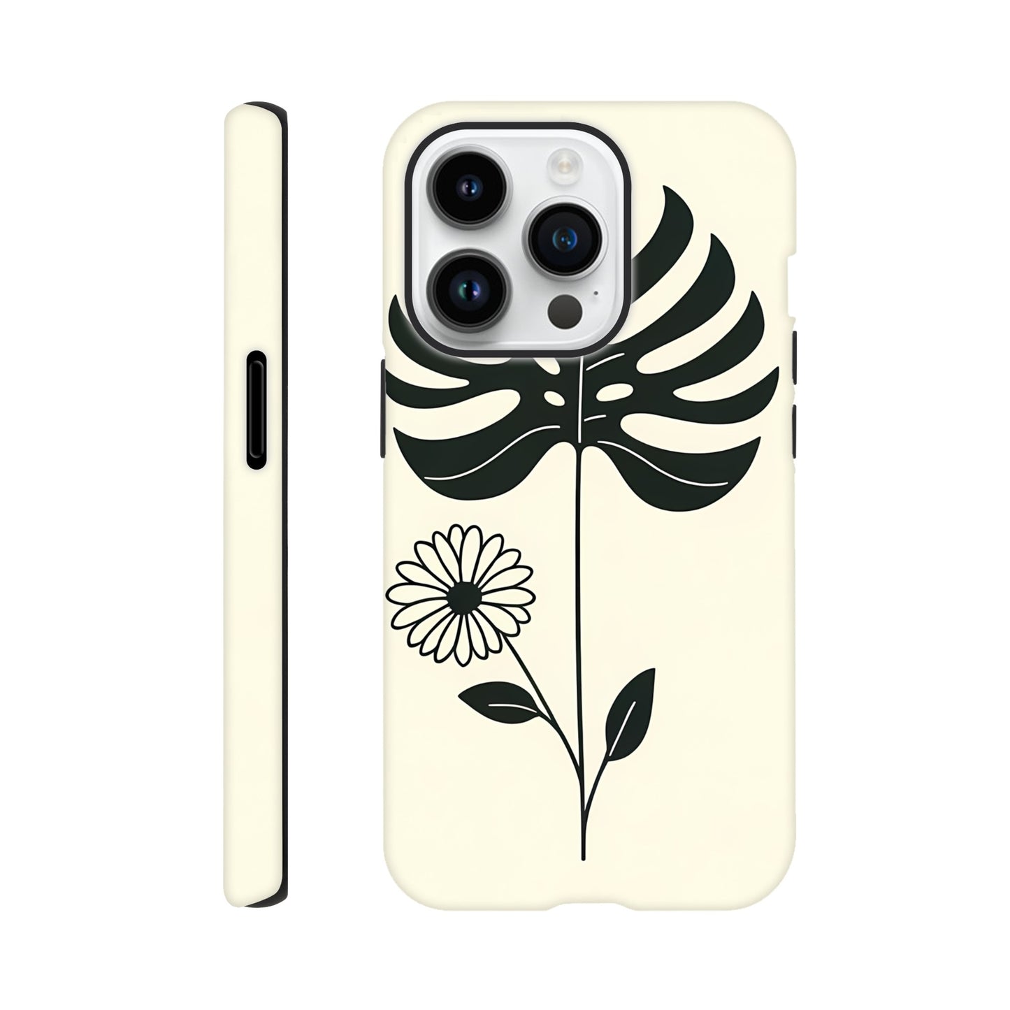 MINIMALIST FLOWER PHONE CASE FOR IPHONE AND SAMSUNG