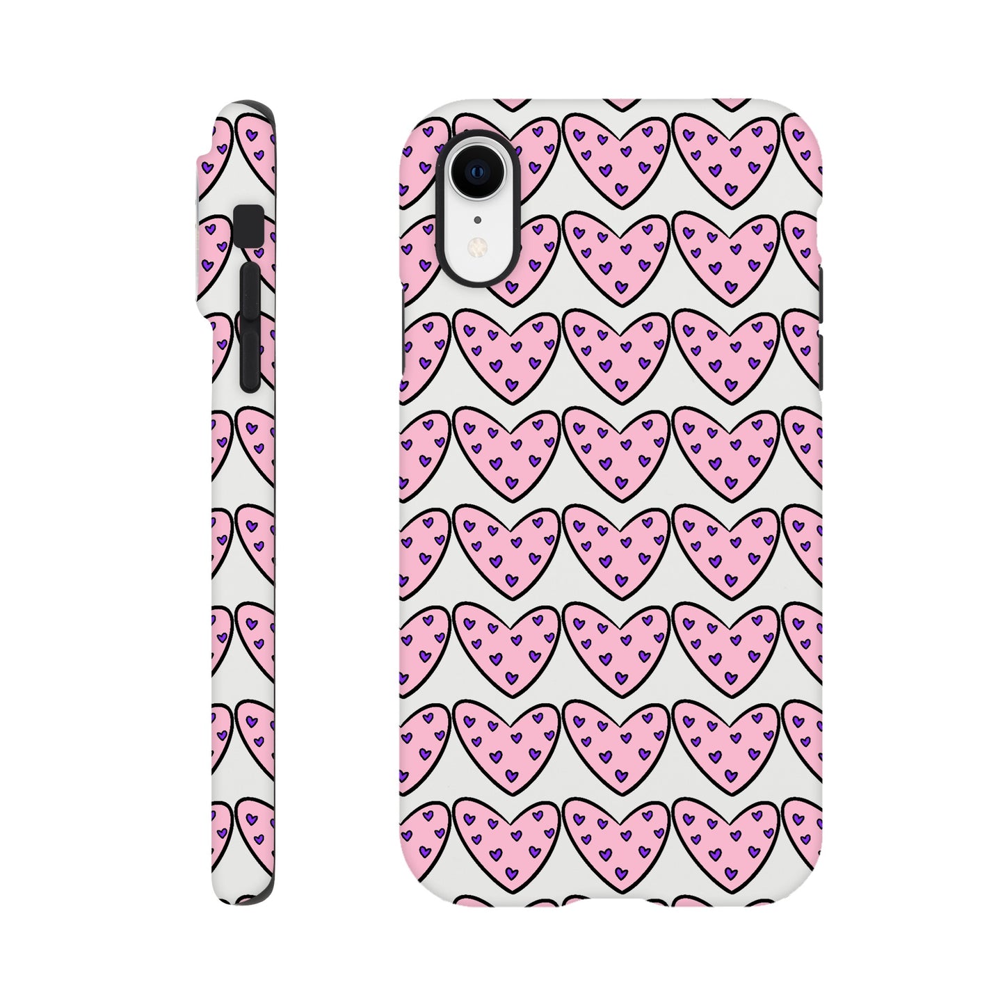 Hearts case for iPhone and Samsung Galaxy