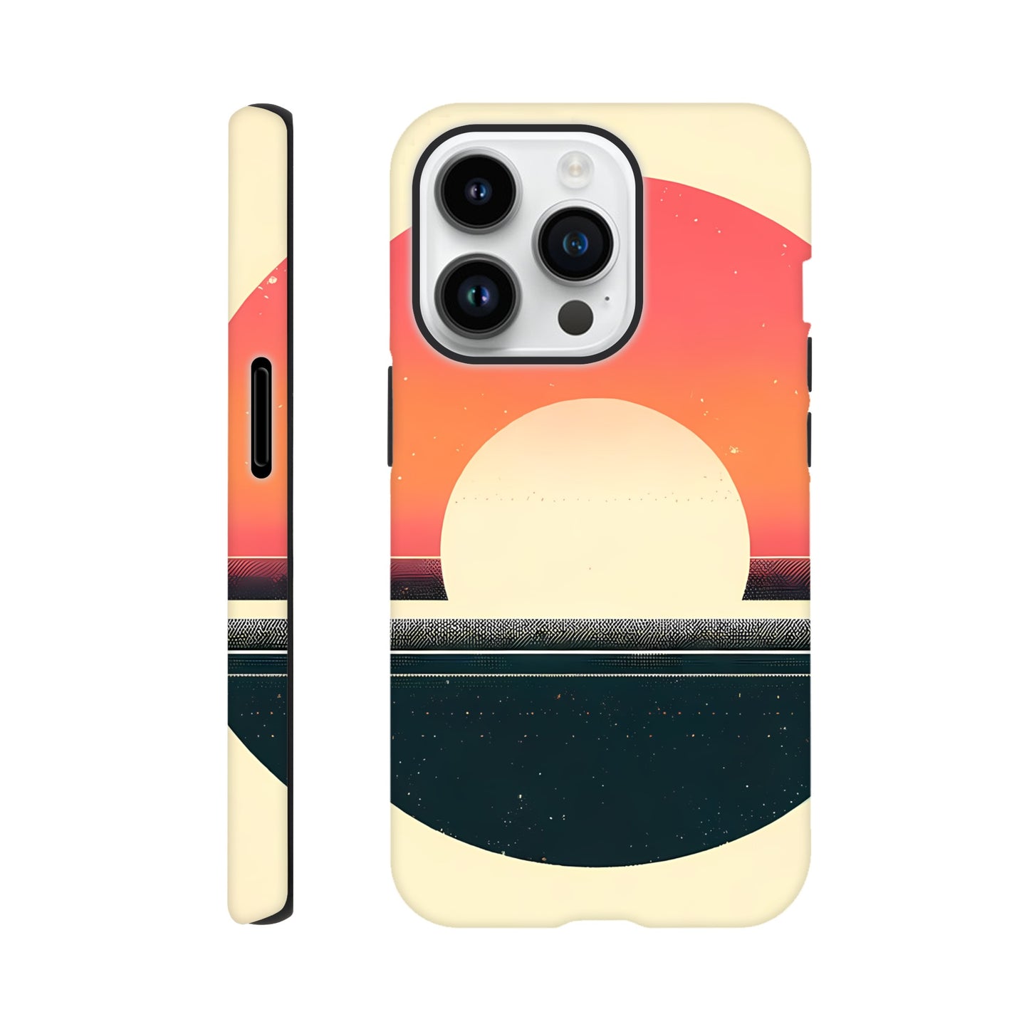 Minimalist Sunset Case iPhone and Samsung