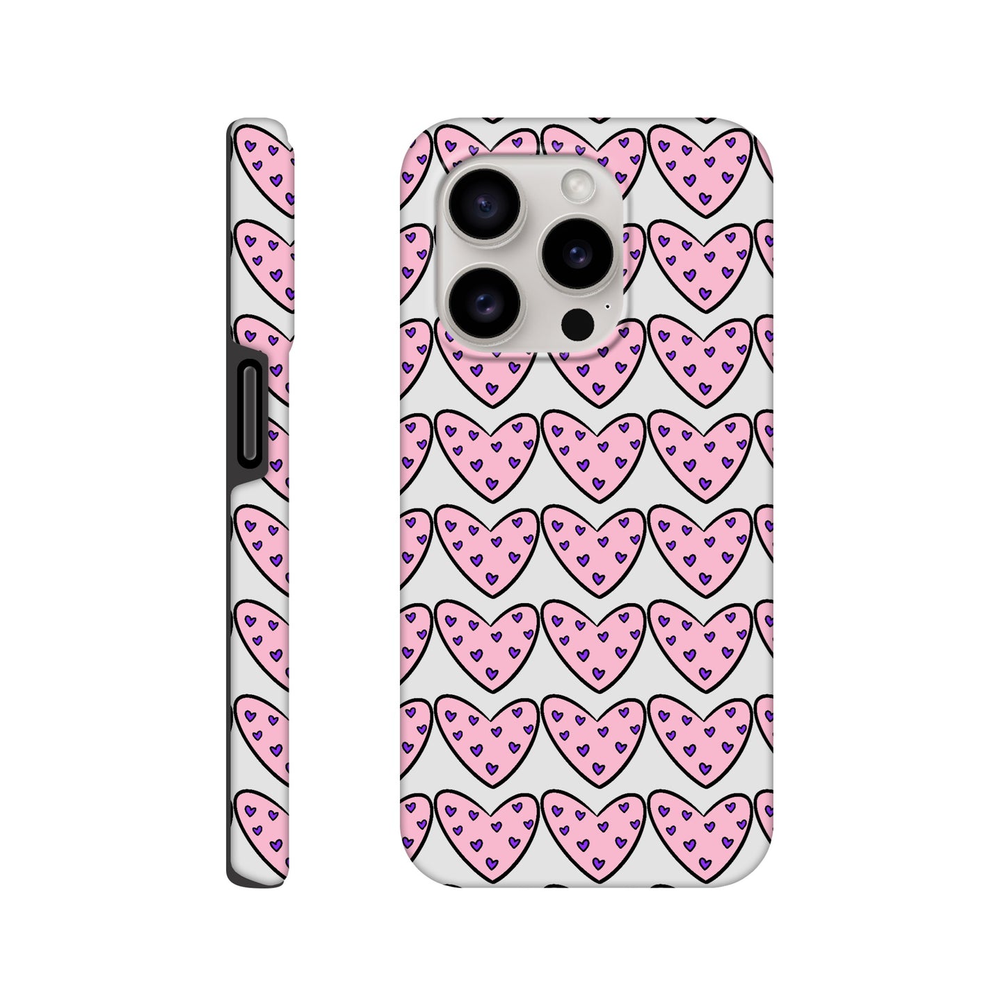 Hearts case for iPhone and Samsung Galaxy