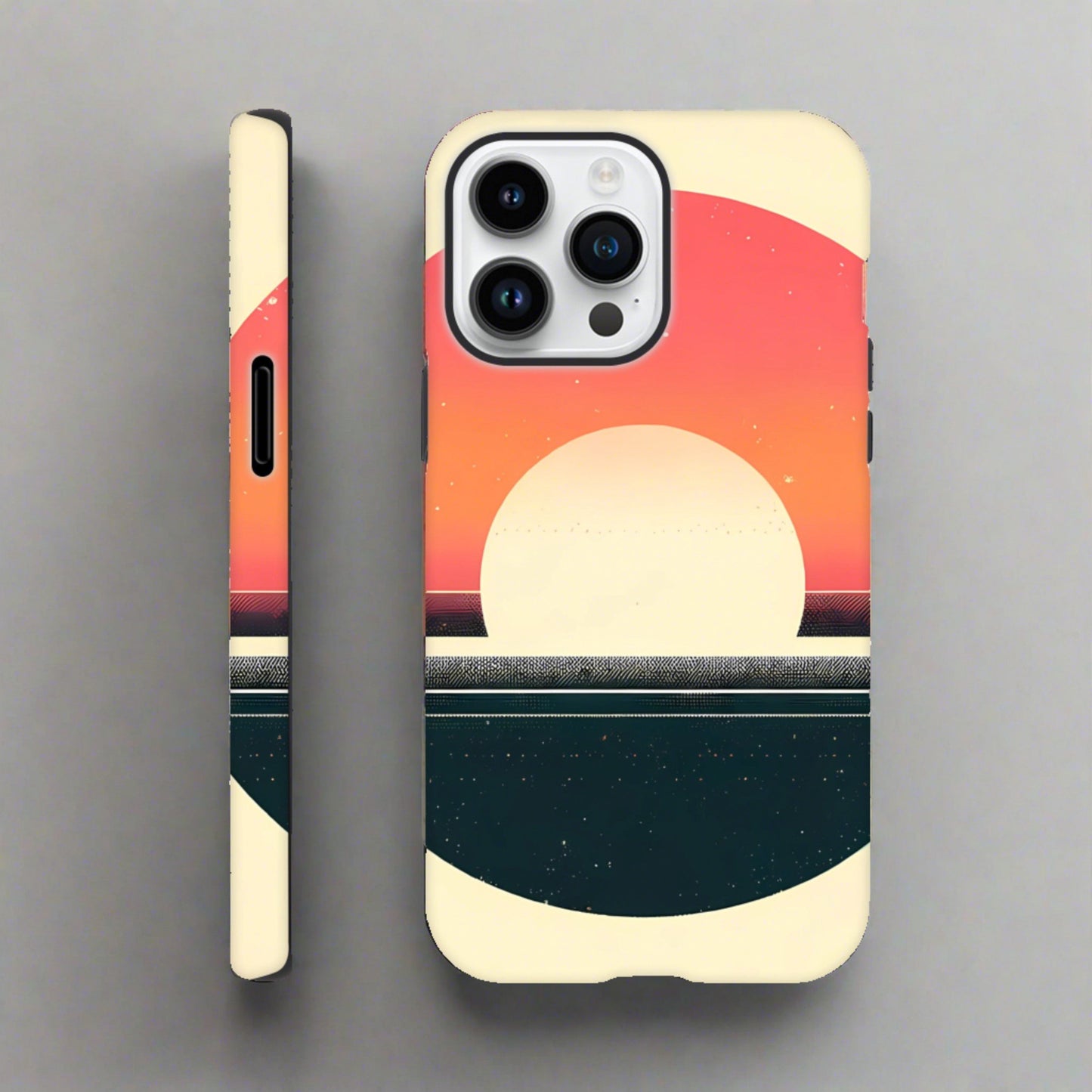 Minimalist Sunset Case iPhone and Samsung