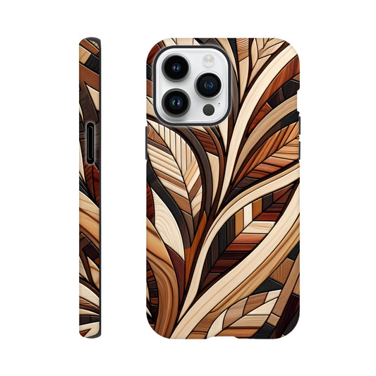 Inlaid wood design case for iPhone and Samsung Galaxy