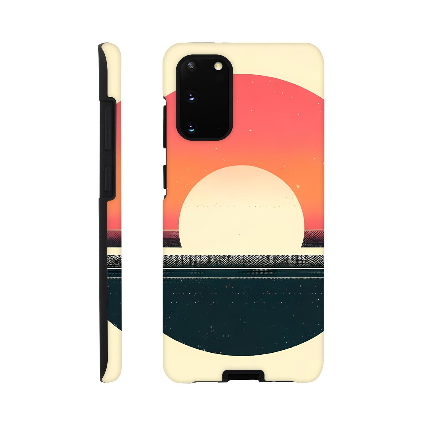 Minimalist Sunset Case iPhone and Samsung