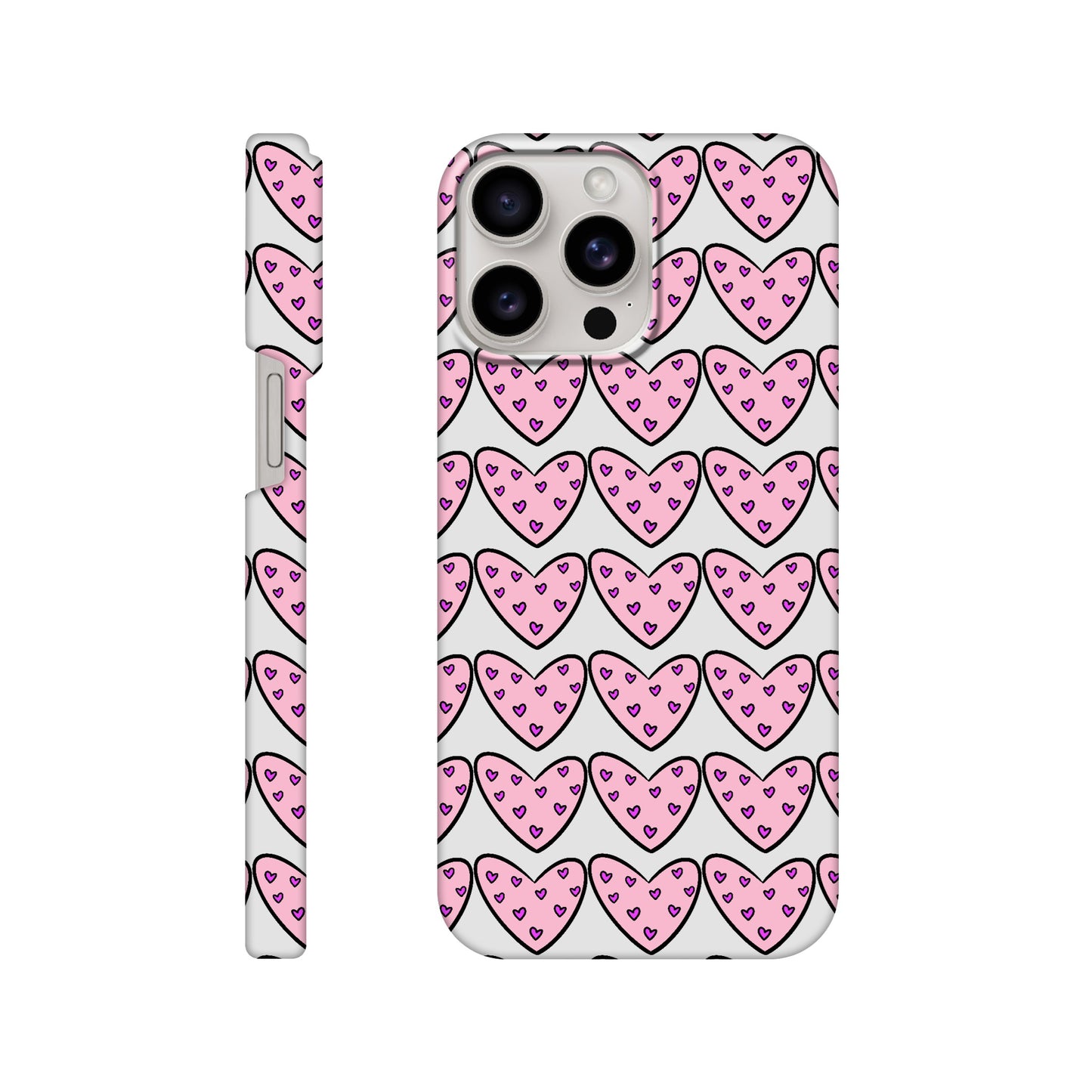 Hearts case for iPhone and Samsung Galaxy