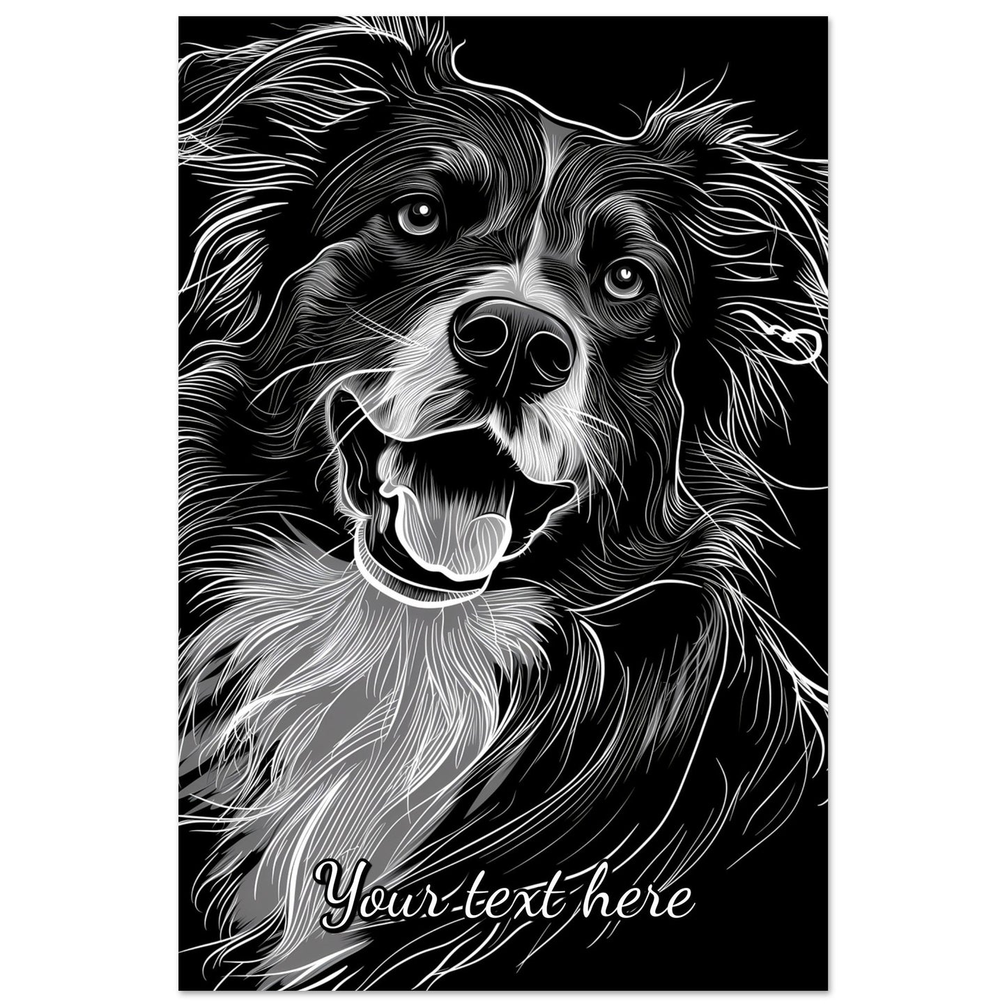 Custom Aluminum Dog prints - ArtAify