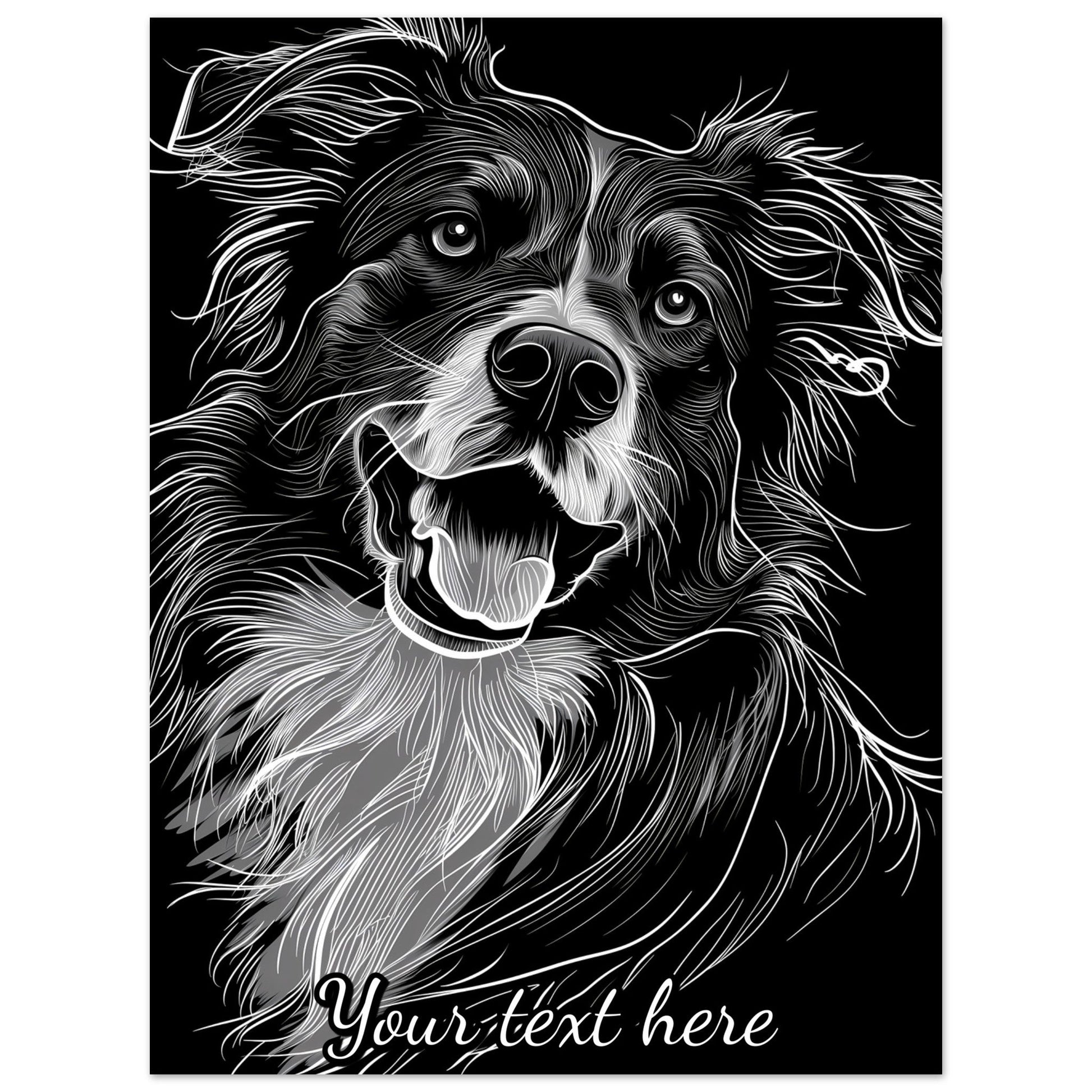 Custom Aluminum Dog prints - ArtAify