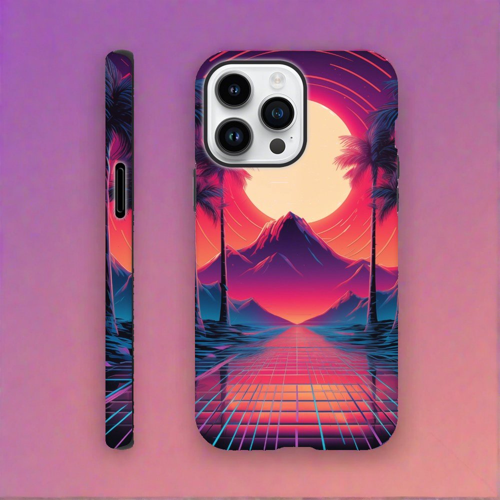 Synthwave Case (iPhone and Samsung) - ArtAify