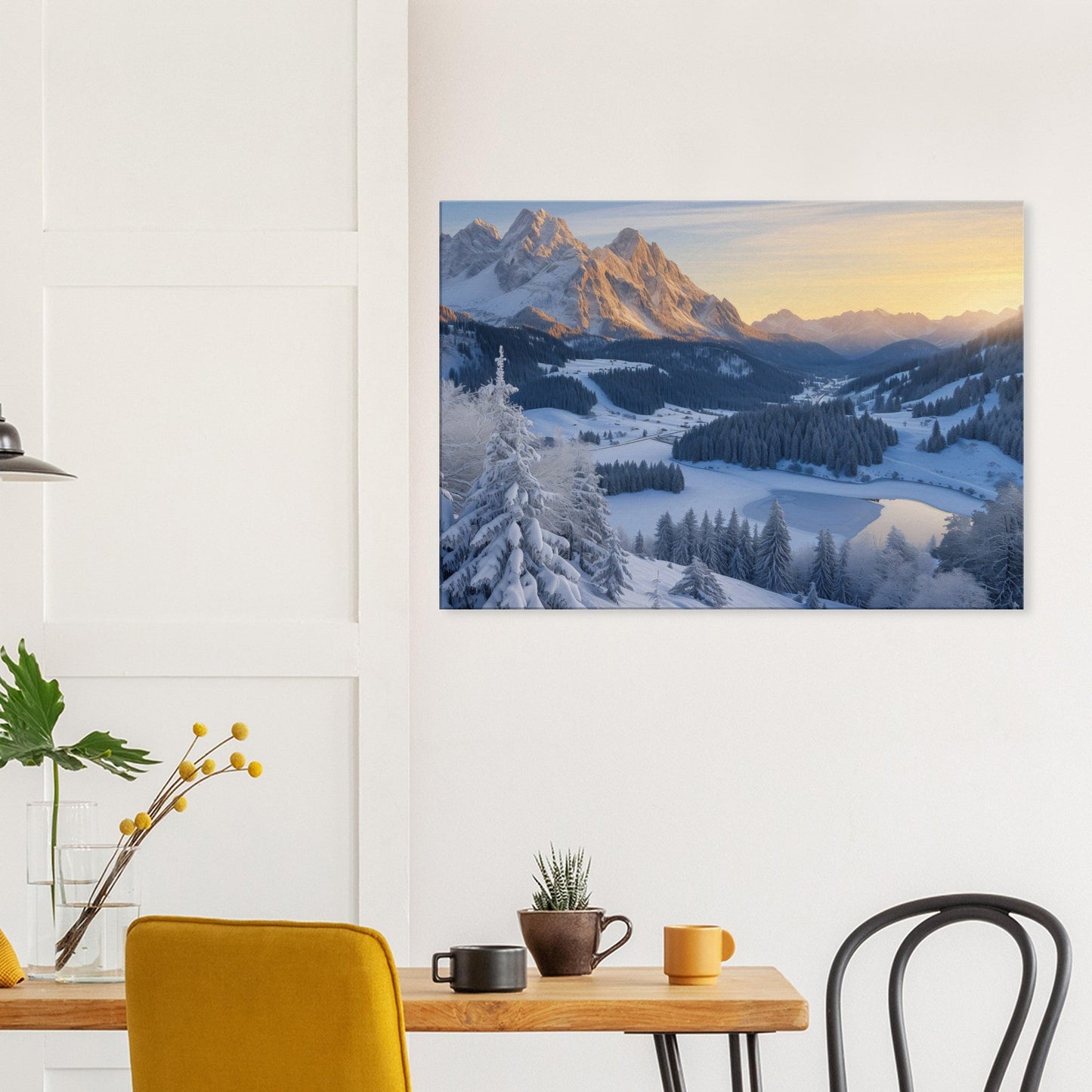 Alpine Serenity Canvas Print - ArtAify