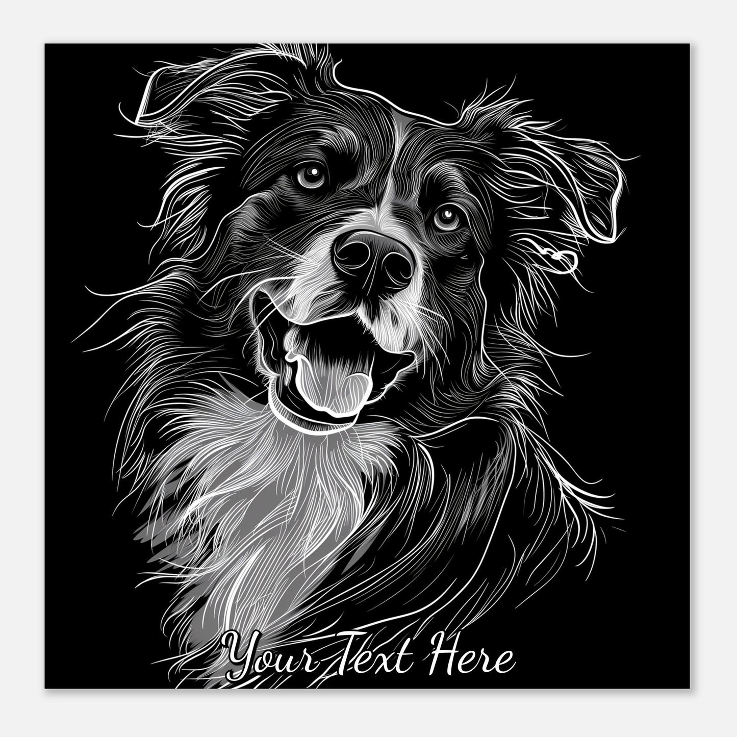 Custom Aluminum Dog prints - ArtAify