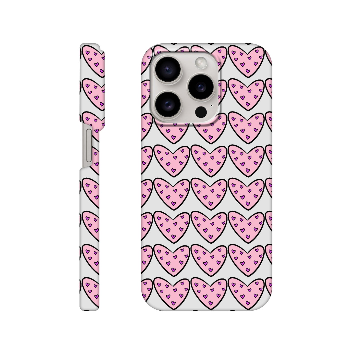 Hearts case for iPhone and Samsung Galaxy