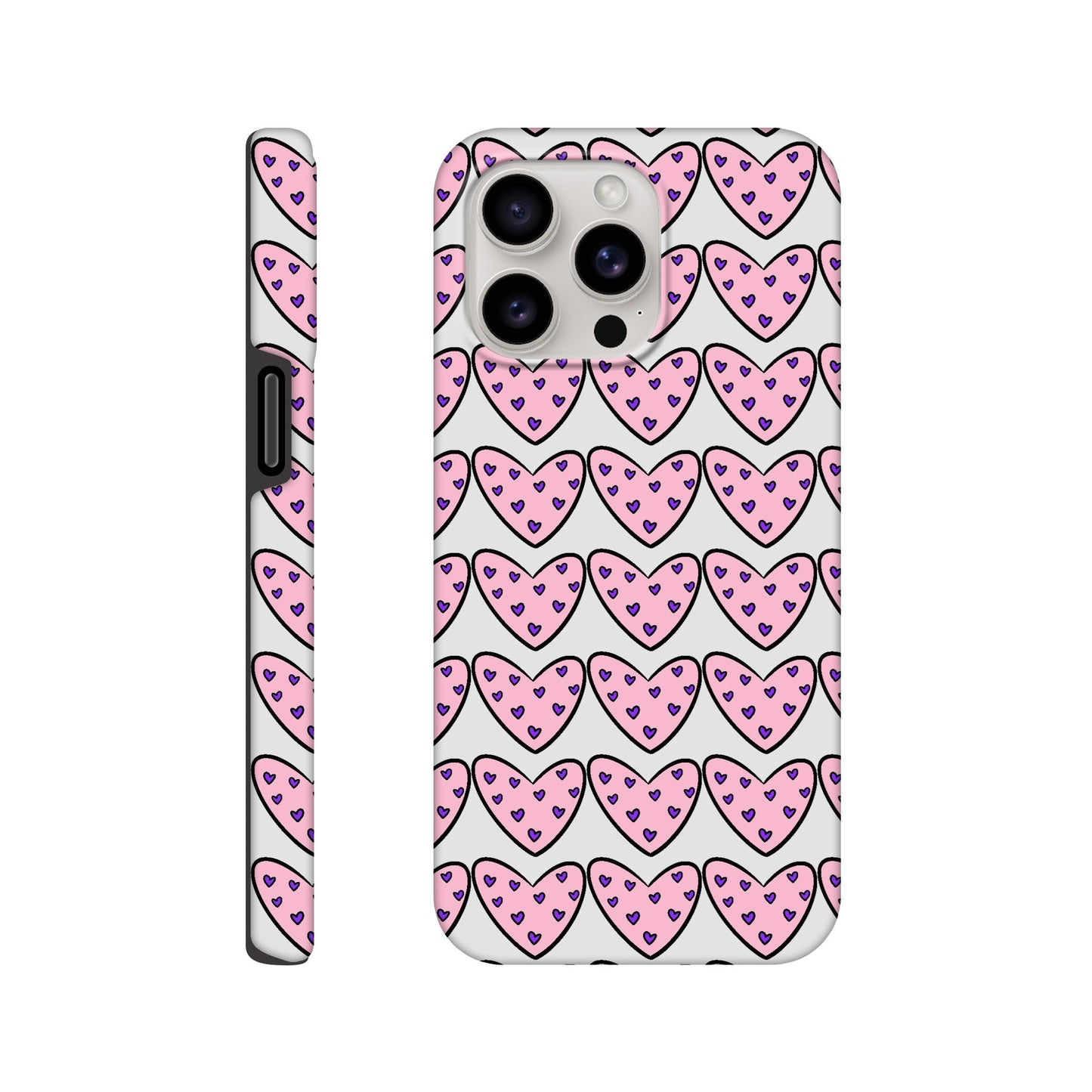 Hearts case for iPhone and Samsung Galaxy