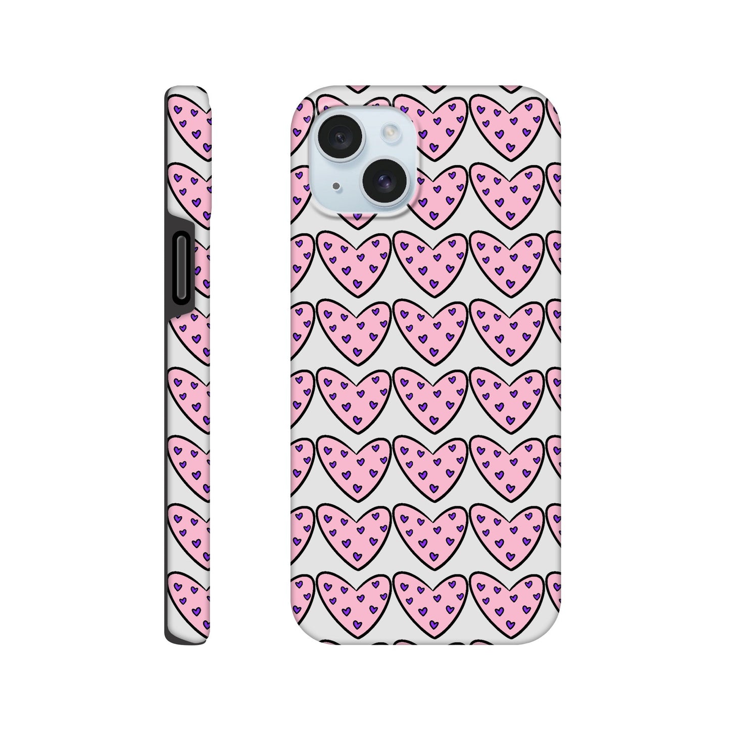 Hearts case for iPhone and Samsung Galaxy