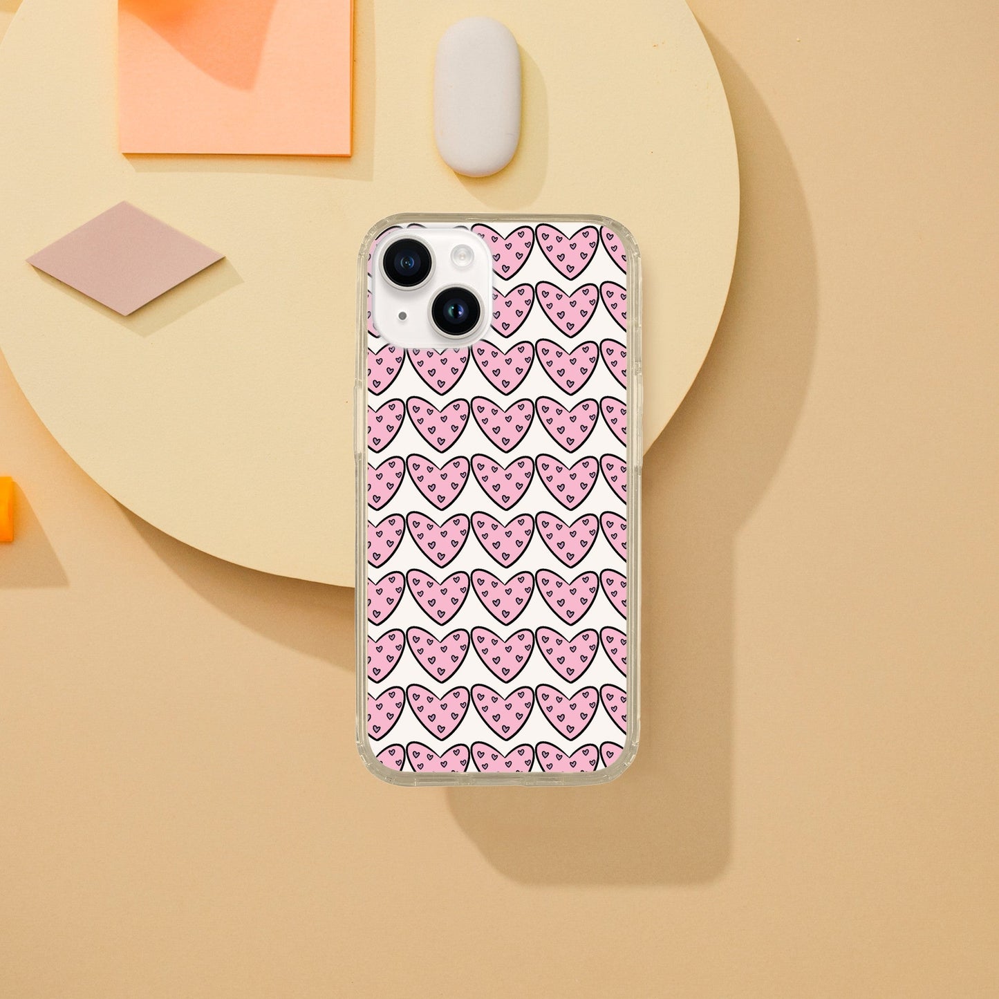 Hearts case for iPhone and Samsung Galaxy