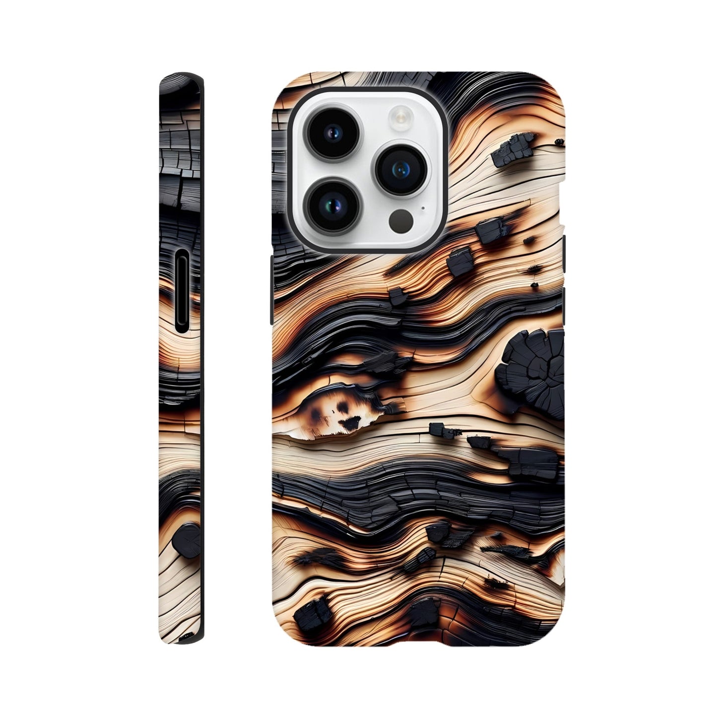 Shou Sugi Ban case for iPhone and Samsung