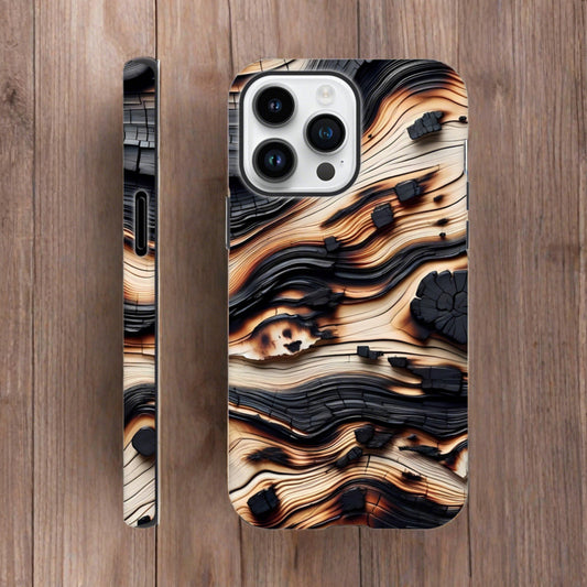 Shou Sugi Ban case for iPhone and Samsung