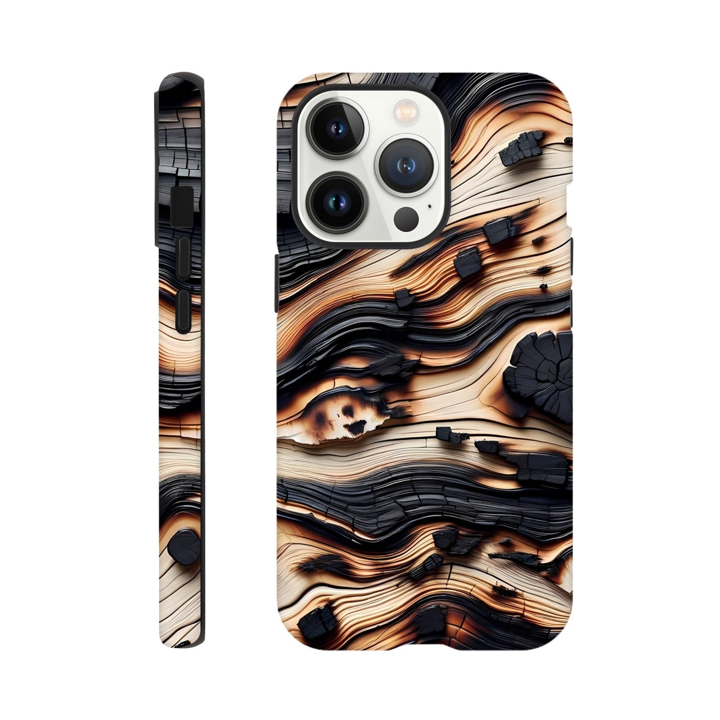 Shou Sugi Ban case for iPhone and Samsung